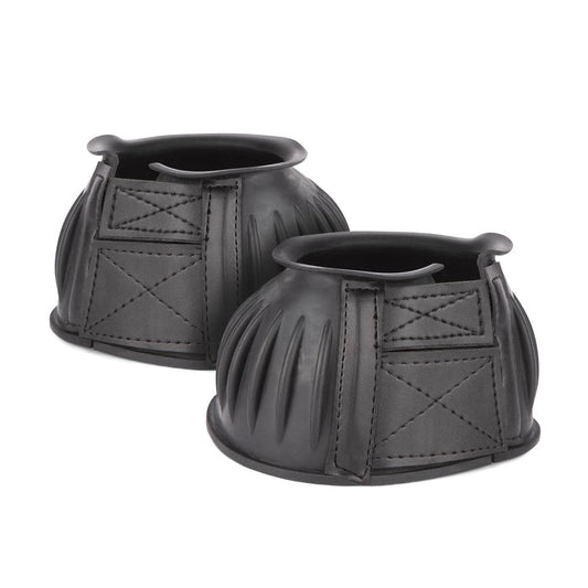 Boomerang Equestrian - ProTack Velcro Over Reach Boots Black