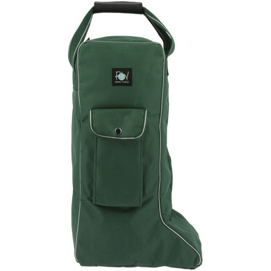 Boomerang Equestrian - Riding World Boot Bag Dark Green