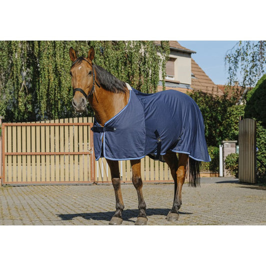 Boomerang Equestrian - Riding World Fine Mesh Sheet Navy