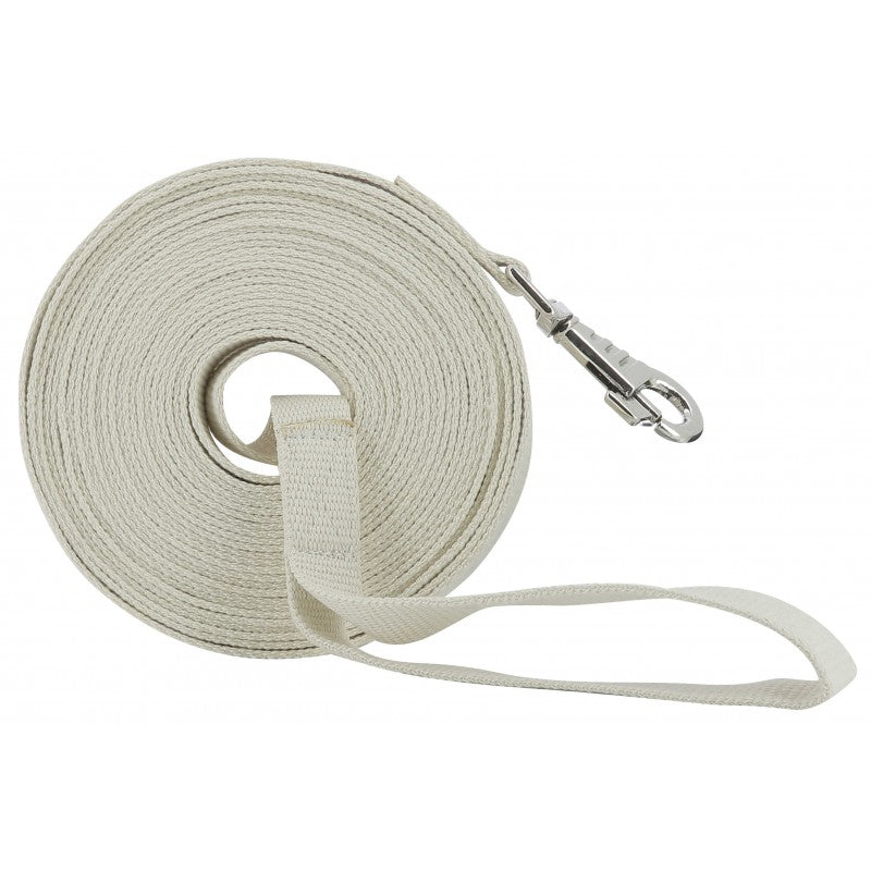 Boomering Ropes Riding World Lunging Rope 8 M Off White - Boomerang Equestrian