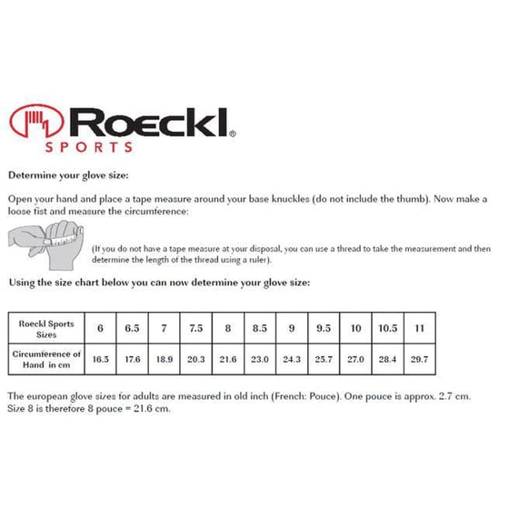 Roeckl Roeck-Grip Junior Unisex Gloves Black - Gloves