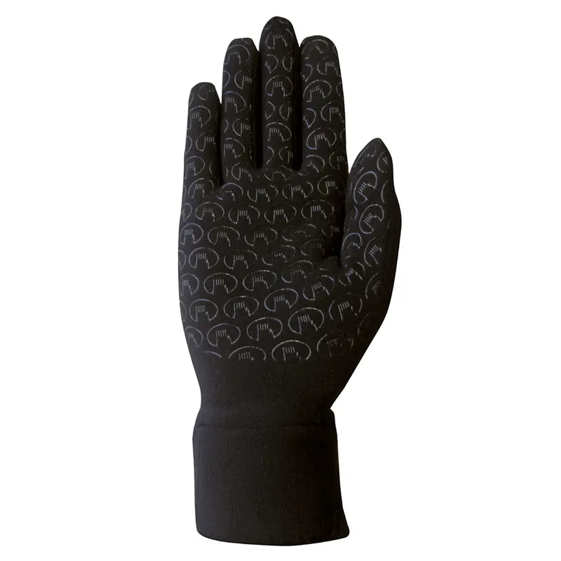 Black glove on a white background