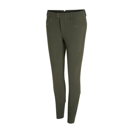 Samshield Ladies Full Grip Breeches Celeste Avocado/Rose Gold - Ladies Breeches