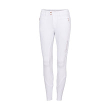  Samshield Ladies Full Seat Breeches Diane White With Rose Gold Crystals - Ladies Breeches
