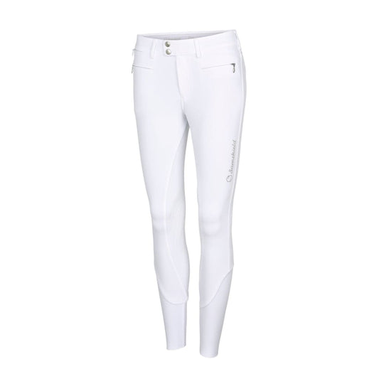 Boomerang Equestrian - Samshield Ladies Knee Grip Breeches Adele White/Tone