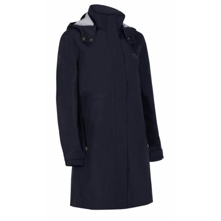 Boomerang Equestrian - Samshield Ladies Long Rain Coat Marina Navy