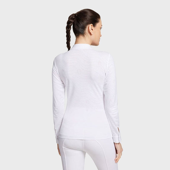 Samshield Ladies Long Sleeved Competition Shirt Aloise Boreal White