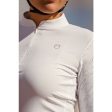  Samshield Ladies Long Sleeved Competition Shirt Louison White - Competition Shirt