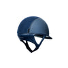 Samshield Limited Edition Matt Collection Shadowmatt Standard Helmet Navy With Alcantara Top & 5 Crystal Metallic Blue Swarowski Crystals - 