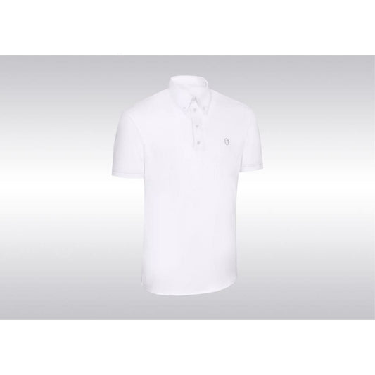 Boomerang Equestrian - Samshield Men's Competition Polo Shirt Charles White