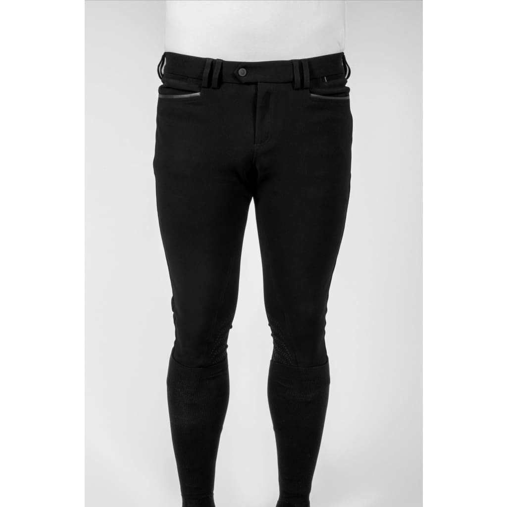 Samshield Men’s Knee Grip Breeches Marceau Matt Black - Mens Breeches