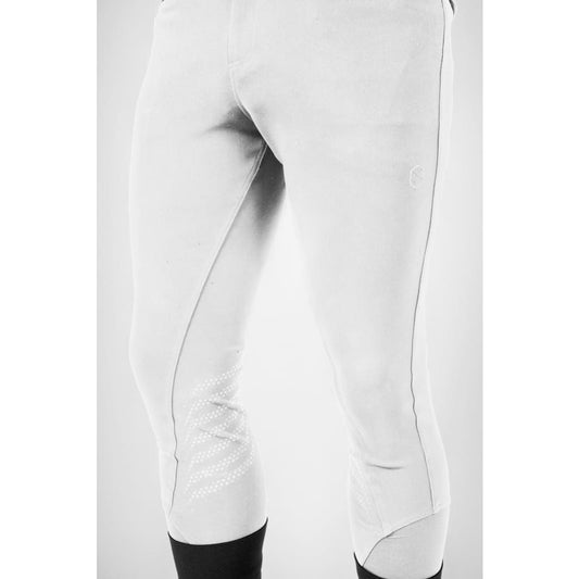 Boomerang Equestrian - Samshield Men's Knee Grip Breeches Marceau Matt White