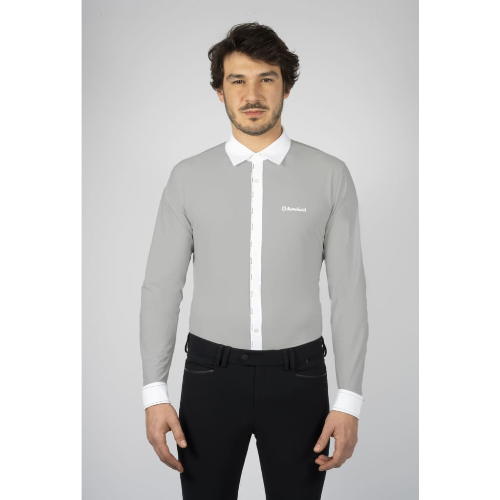 Samshield Men’s Long Sleeved Competition Shirt Georges Grey - Competition Shirt