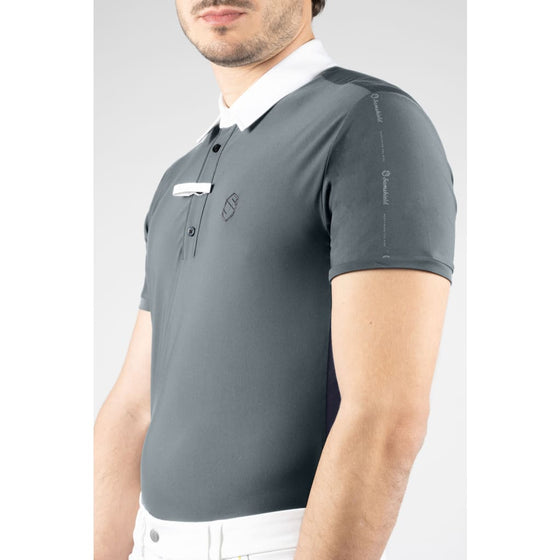 Samshield Men’s Short Sleeved Competition Shirt Christophe Grey/Anthracite - Competition Shirt