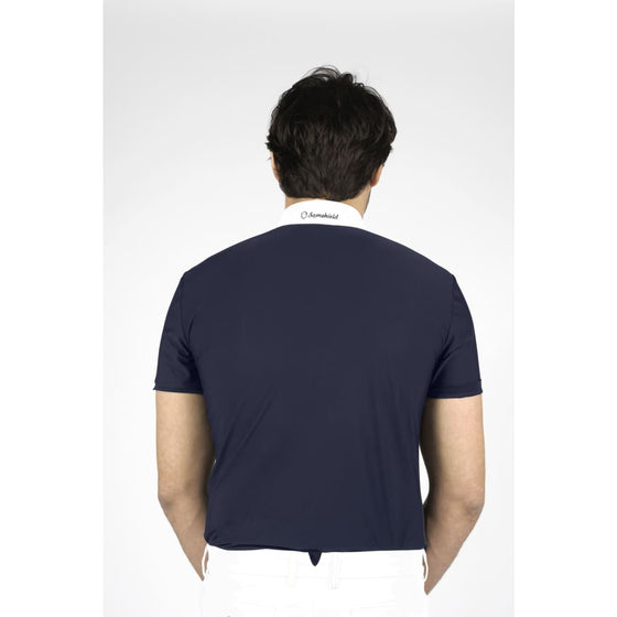 Samshield Men’s Short Sleeved Competition Shirt Christophe Navy/Black - Competition Shirt