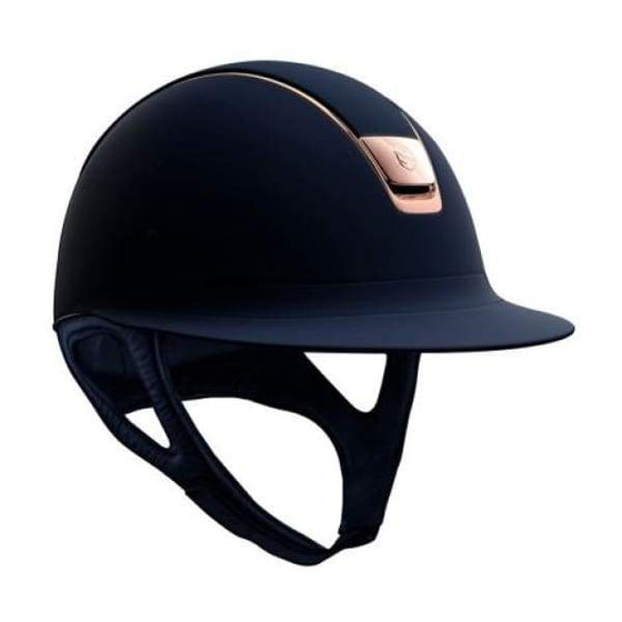 Samshield Miss Shield Shadowmatt Navy/Pink Gold Helmet - helmet
