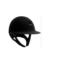  Samshield Miss Shield V2 2.0 Helmet Black With 300 Jet Hematite Crystals and Matt Black Trim & Blazon - M - Helmet