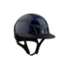 Samshield Miss XJ Limited Edition Matt Collection Glossy Blue Helmet Blue Frame & Matt Embroidery on Chinstrap - M - helmet