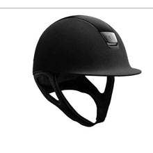  Samshield Premium V2 2.0 Alcantara Helmet With Black Chrome Trim & Blazon And Leather Top - L - Helmet