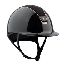  Samshield Shadowglossy V2 2.0 Helmet Black With Alcantara Top & Crystal Fabric Metal Eclipse Blazon - M - Helmet