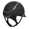Samshield Shadowmatt V2 2.0 Helmet Black With Black Chrome Trim & Blazon - Helmet