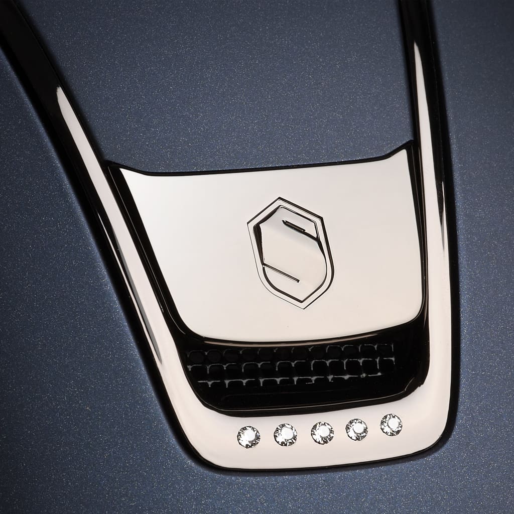 Boomerang Equestrian - Samshield Shadowmatt V2 2.0 Helmet Navy 5 Swarowski Crystals