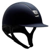 Samshield Shadowmatt V2 2.0 Helmet Navy With Black Chrome Trim & Blazon - Helmet