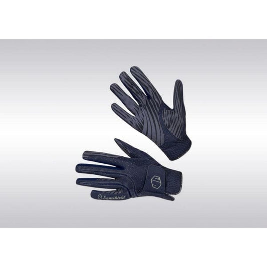 Boomerang Equestrian - Samshield Standard V-Skin Gloves Navy.