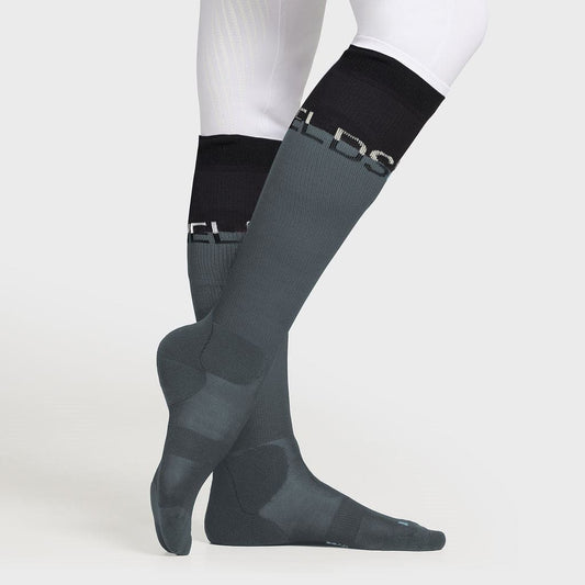 Boomerang Equestrian - Samshield Unisex Balzane Domi Socks Stormy Sea