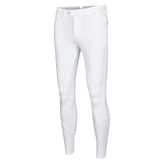 Boomerang Equestrian - Samshield Men's Knee Grip Breeches Marceau Matt White