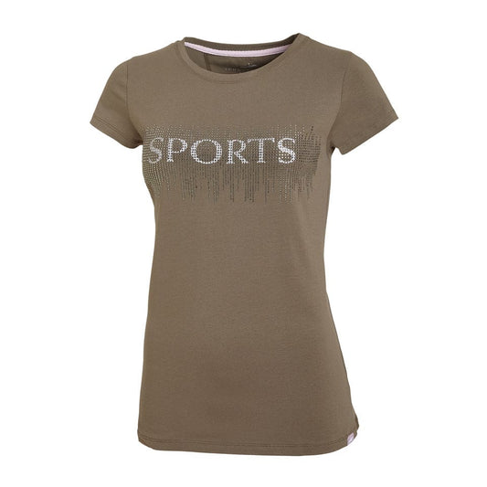 Schockemohle Ladies Lena Style T Shirt Olive - Ladies T Shirt