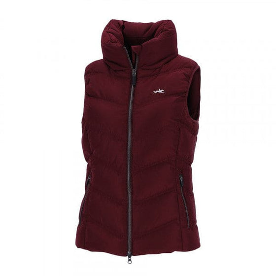 SCHOCKEMOHLE LADIES MARLEEN STYLE GILET DARK CHERRY XS