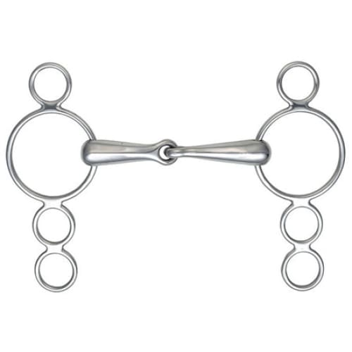 Boomerang Equestrian - Shires 3 Ring Dutch Gag Bit