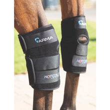  Shires Arma Hot/Cold joint Relief Boots Black Onesize - Horse Boots & Leg Wraps