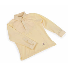  Shires Aubrion Children’s Long Sleeved Tie Shirt Yellow - Show Shirt