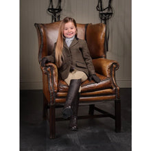  Shires Aubrion Children’s Saratoga Tweed Jacket Green Check - Tweed Jacket