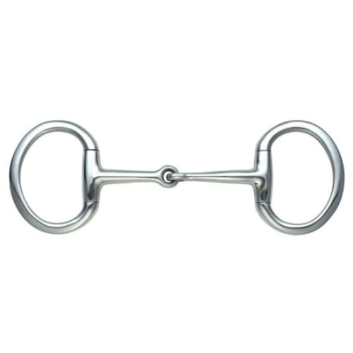 Boomerang Equestrian - Shires Flat Ring Jointed Eggbutt Snaffle