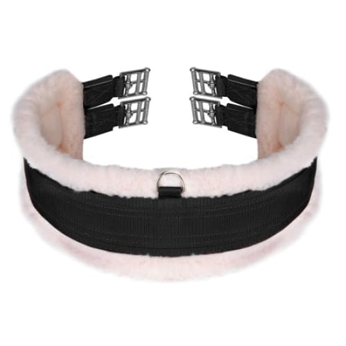 Boomerang Equestrian - Shires Fleece Lined Girth Black