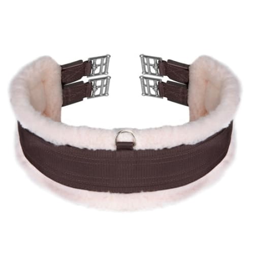 Boomerang Equestrian - Shires Fleece Lined Girth Brown