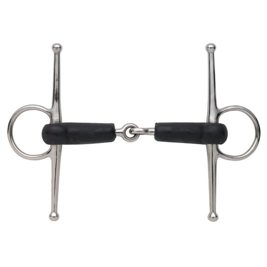 Boomerang Equestrian - Shires Full Cheek Rubber Snaffle Bit