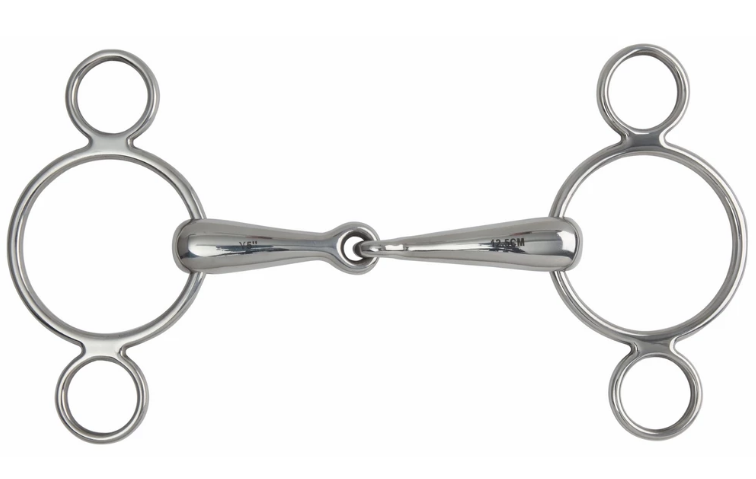 Horse bit on white background