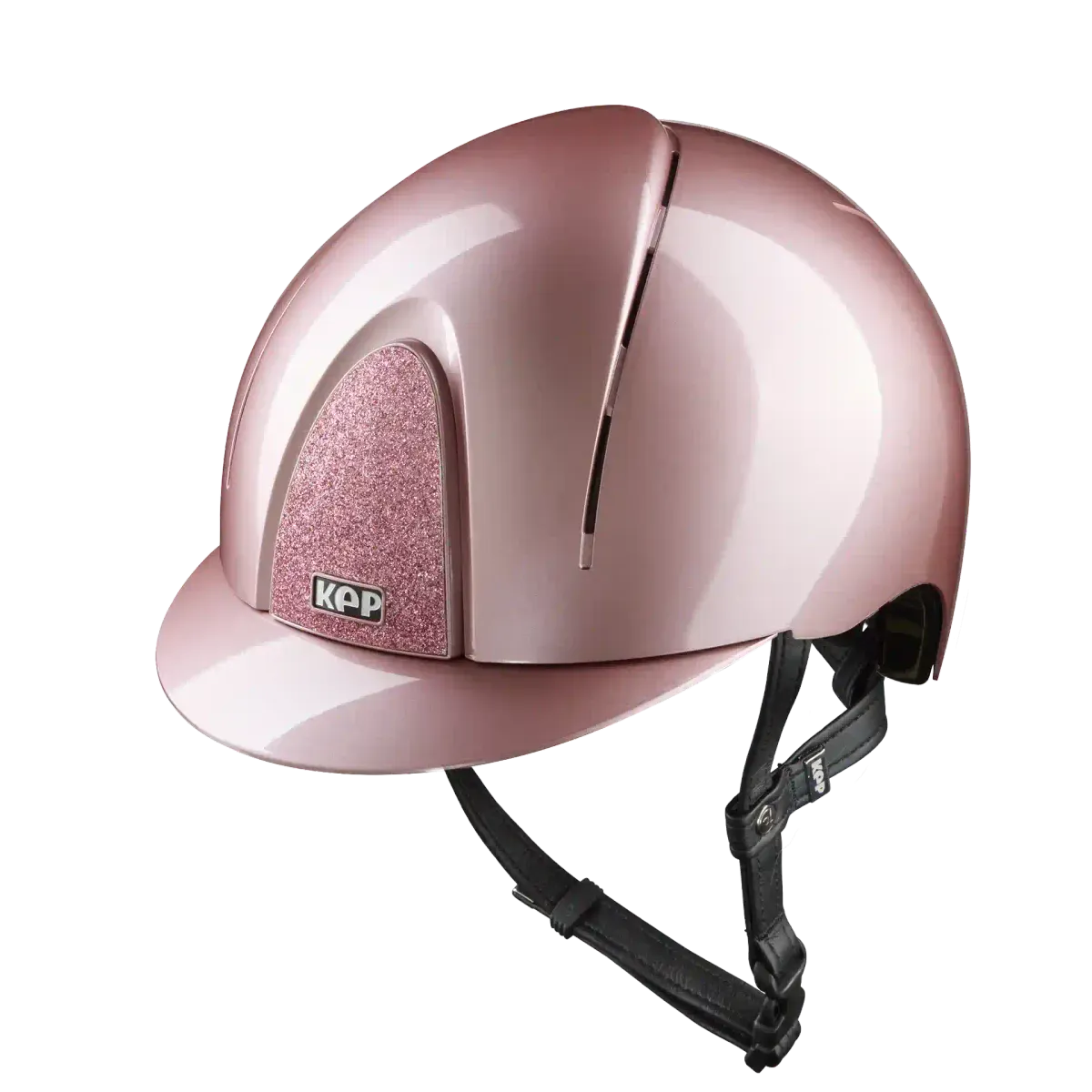 Pink helmet on a white background