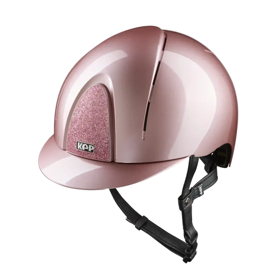 Pink helmet on a white background