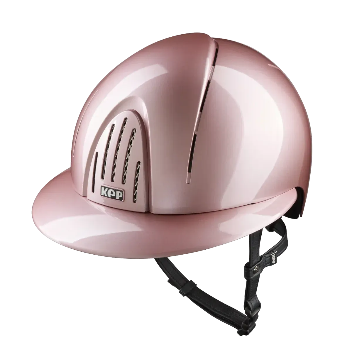 Pink helmet on a white background