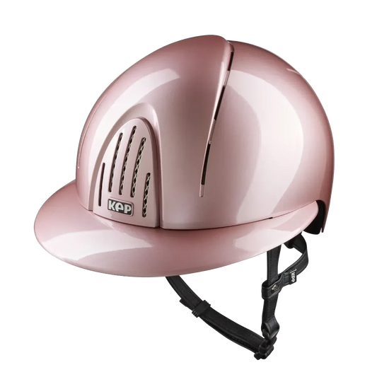 Pink helmet on a white background