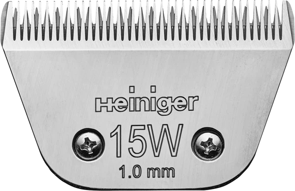 Horse clipper blades on a white background