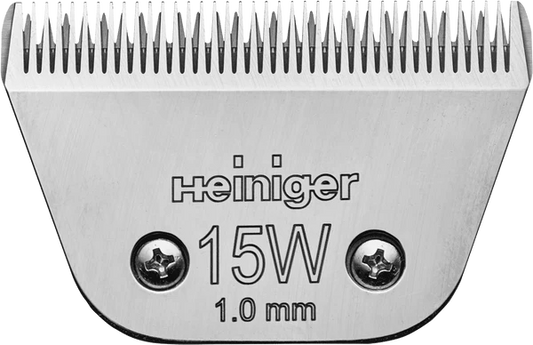 Horse clipper blades on a white background