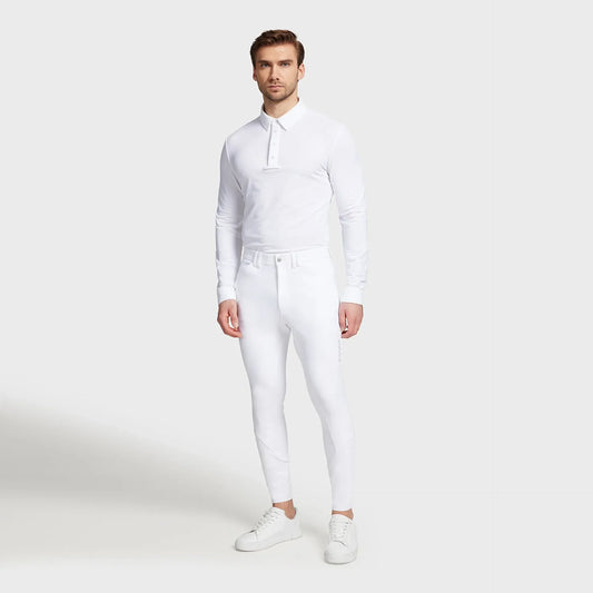 Boomerang Equestrian - Samshield Men's Knee Grip Breeches Raphael White