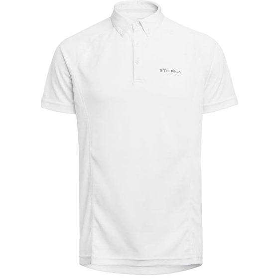 Stierna Men’s Apollo Short Sleeved Polo Shirt White - Polo Shirt