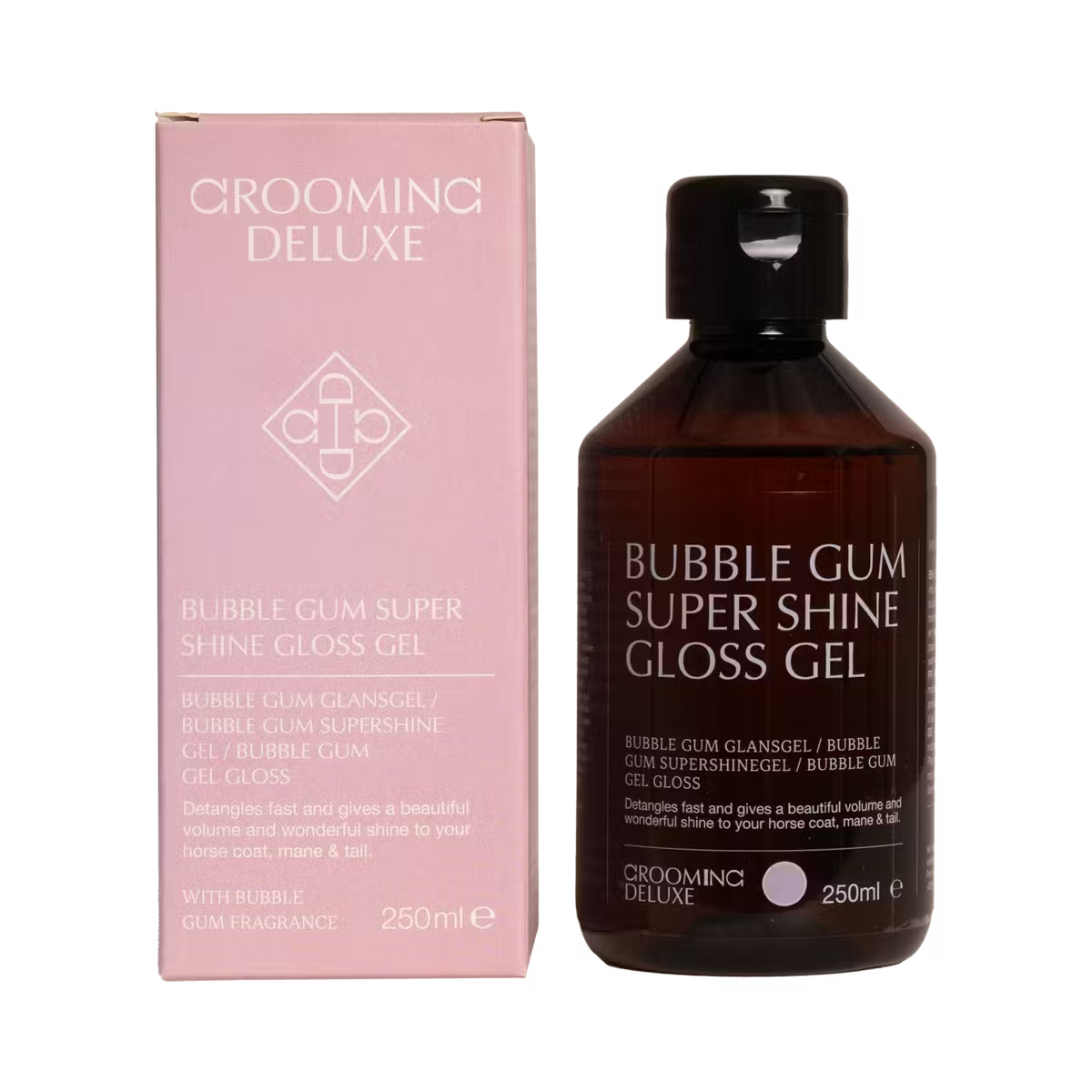 Cooting Deluxe Bubble Gum Super Shine Gloss Gel packaging and bottle on a white background